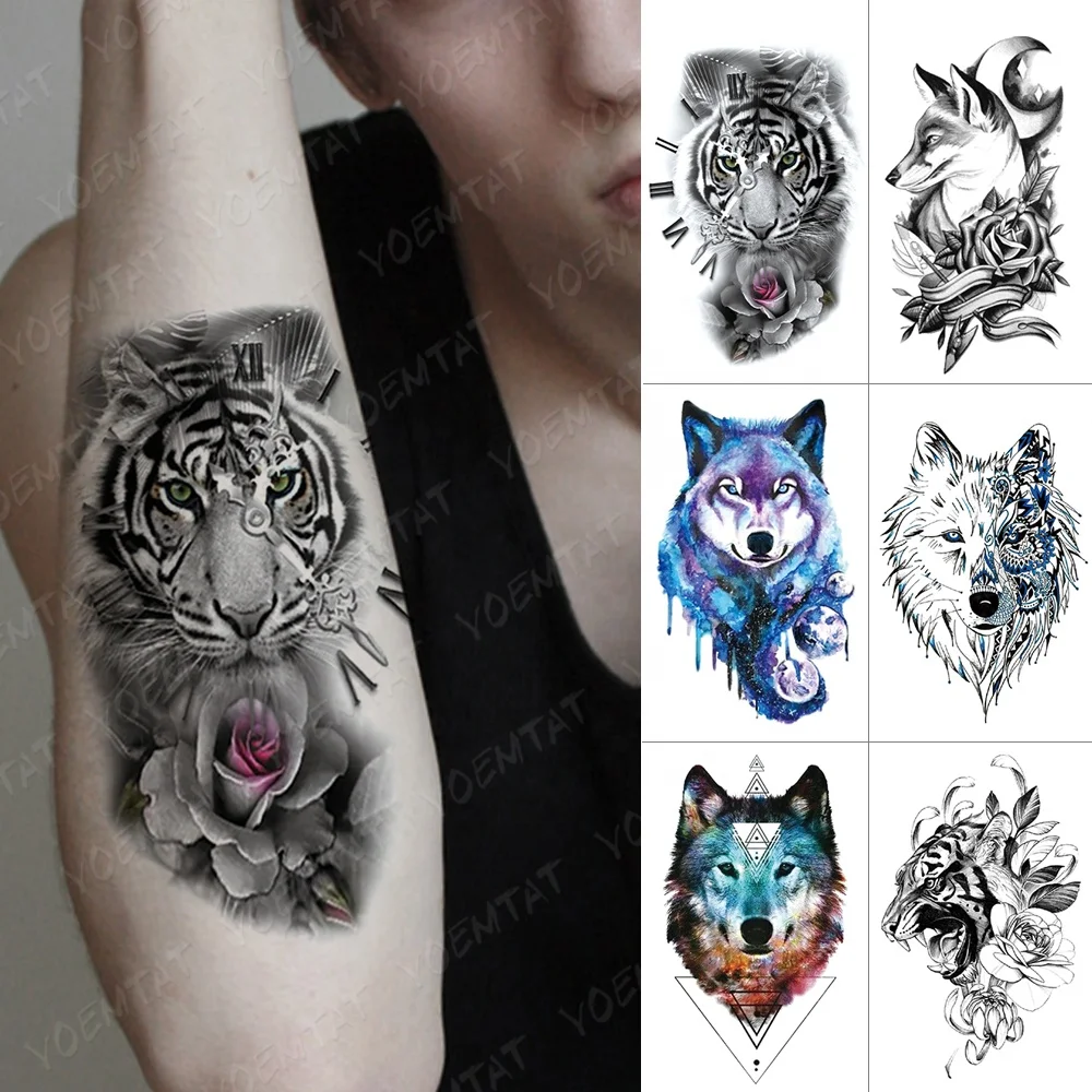 

2020 Newest Skin Safe Party Stickers Waterproof Tattoo Sticker, Cmyk