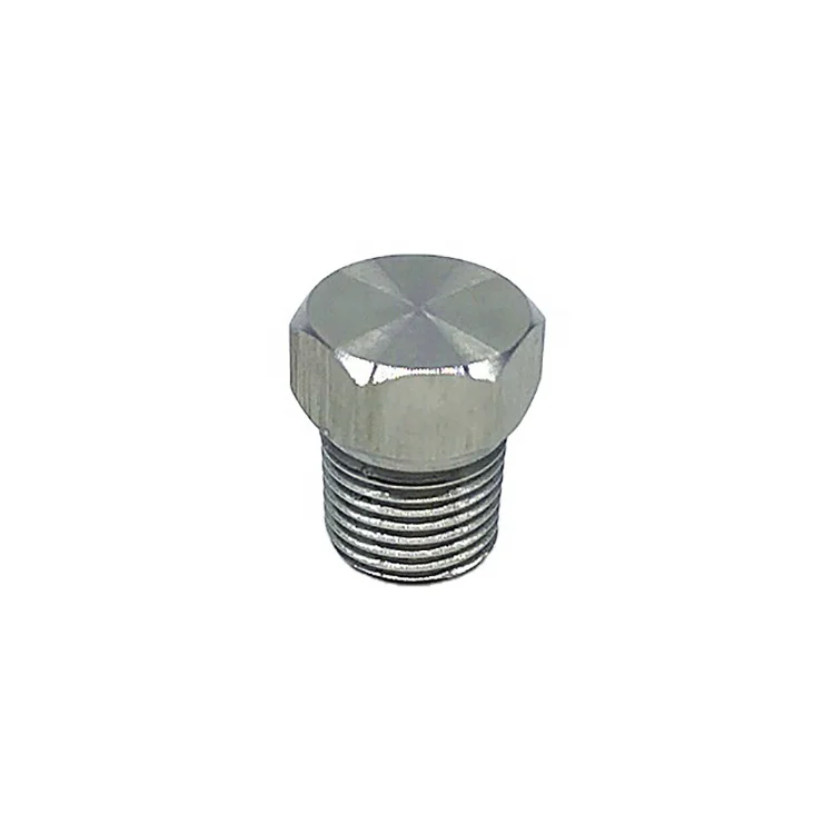 

Hexagonal Head Tube Plug 1/8 inch 4 NPT Stainless Steel 304 6061 Metal Aluminum Anodized Black