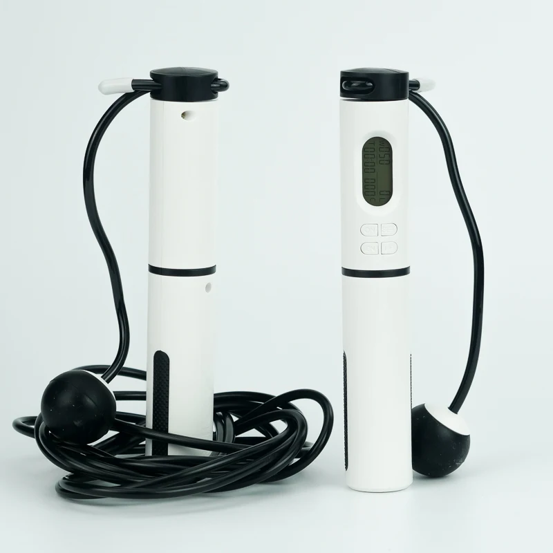 

Premium Heavy Jump Rope with Adjustable Weighted Jump Rope High Speed Skipping Rope, White