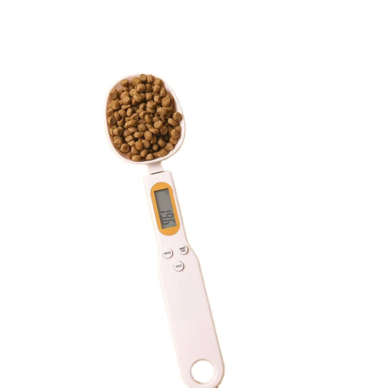 

Pet Food Scale Electronic Measuring Tool Multifunctional Dog Food Spoon New Dog Cat Feeding Bowl Easy To Clean