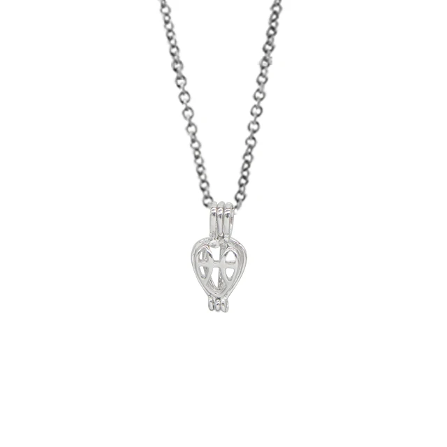 

Custom text accpteable random color pearl special gift necklace pearl necklace, Silver