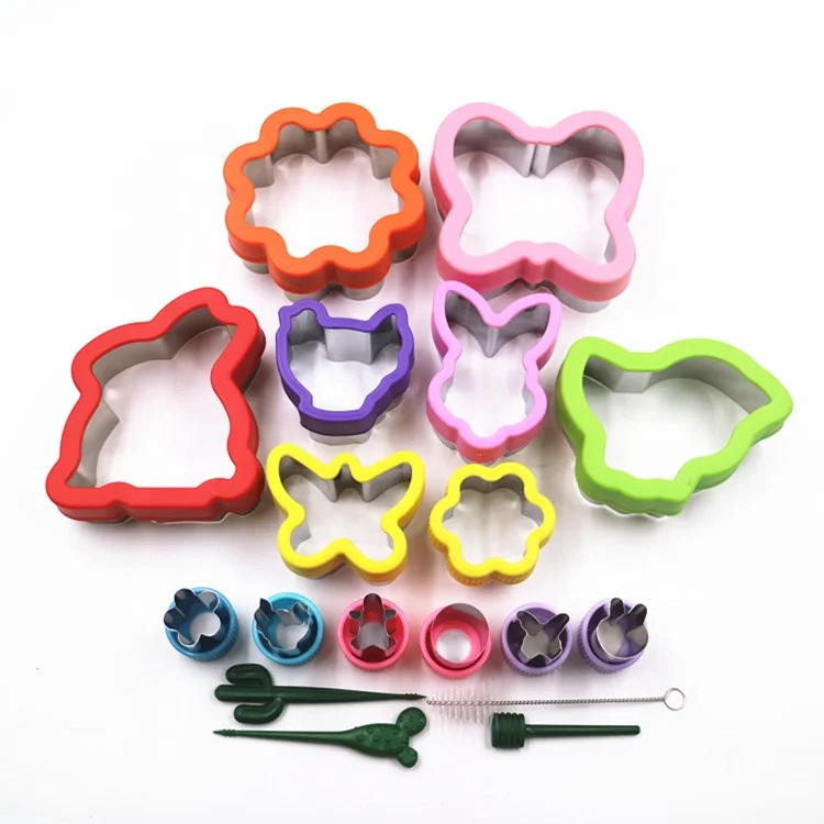 
Easter sandwich cutter set for kids metal pastry biscuit cookie veggie cutter mold 