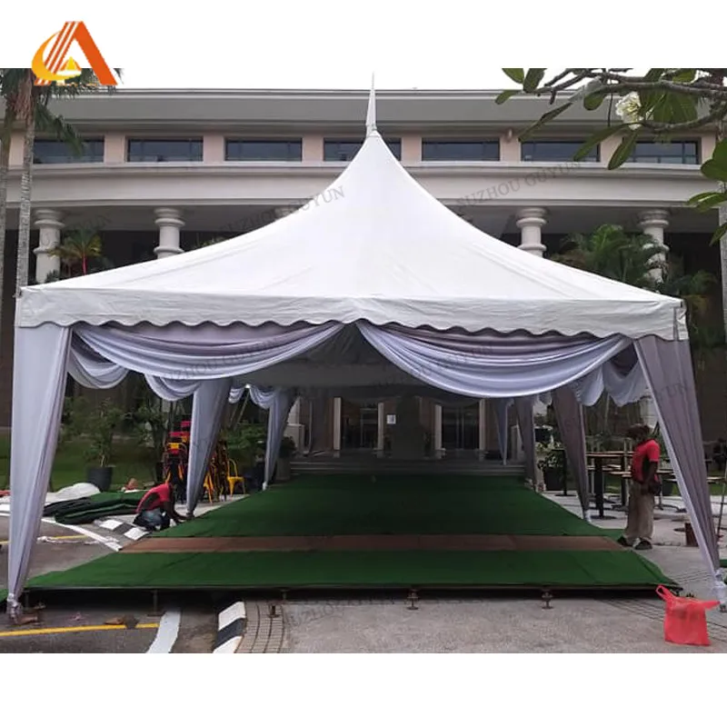 

Cheap Factory Price fabric roof 4x4 5x5 6x6 pagoda wedding party waterproof canopy garden gazebo tent