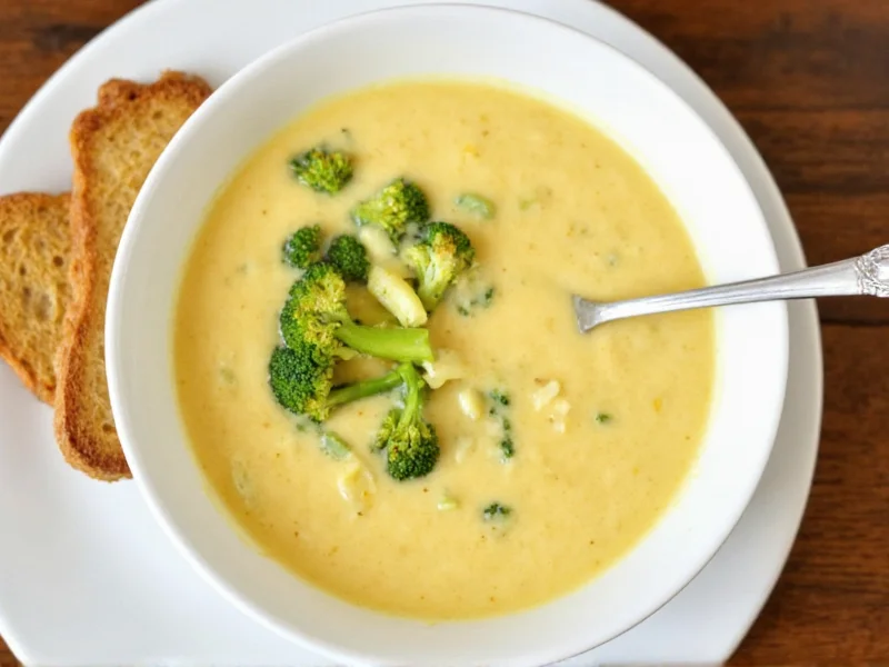 Perfect Broccoli Cheddar Cheese Soup Recipe in 45 Minutes
