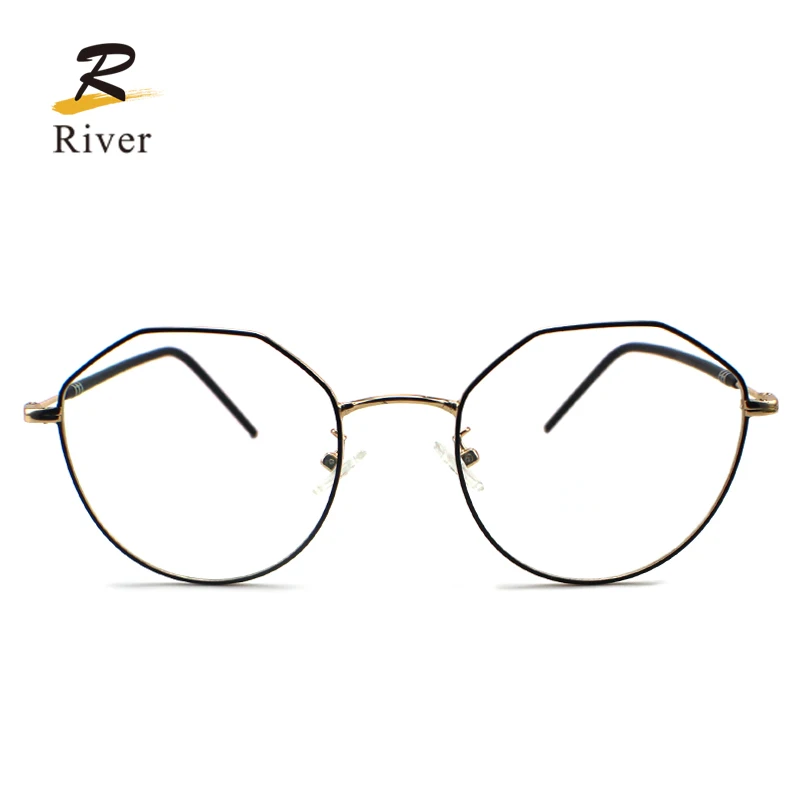 2019 fashion eyewear metal frame eyeglasses blue light blocking computer glasses business men optical frame in stock