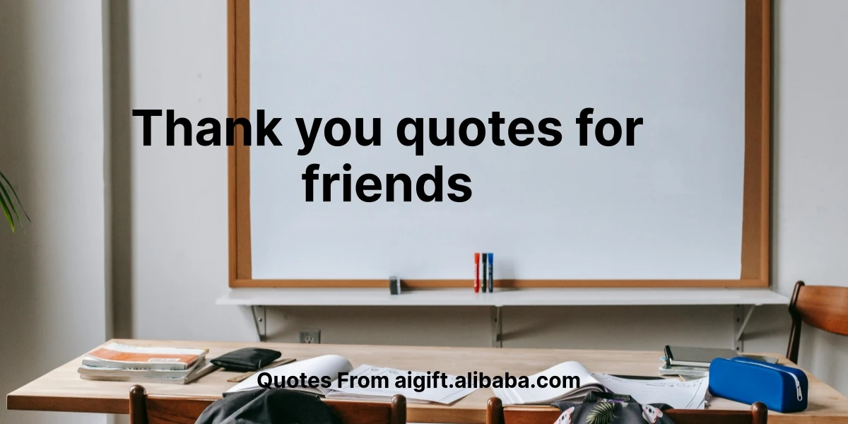 thank you quotes for friends