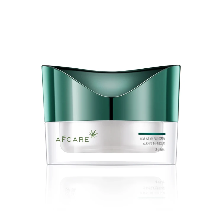 

Private Label Organic Skin Care Repairing Anti Acne Whitening Hemp CBD Facial Face Cream