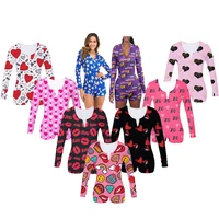 

ins hot sale 2020 sexy adult romper pattern onesie pajamas