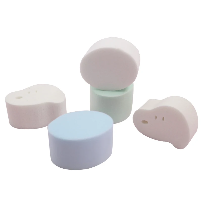 

HZM 1pcs Small Leaf Dog Diamond Oval shape Cosmetics Tools Makeup Sponge Powder Puff for Wet Dry Use Best Choice For Travel Use, Customized