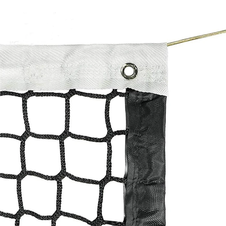 

Sport net professional quality standard portable PE tennis net, Black