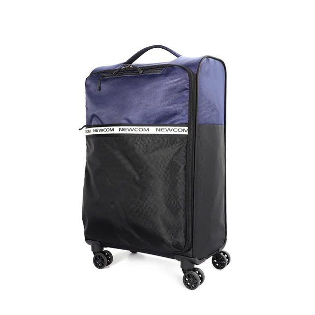 

Hot selling ladies luggage bag travel trolley luggage, Black/red