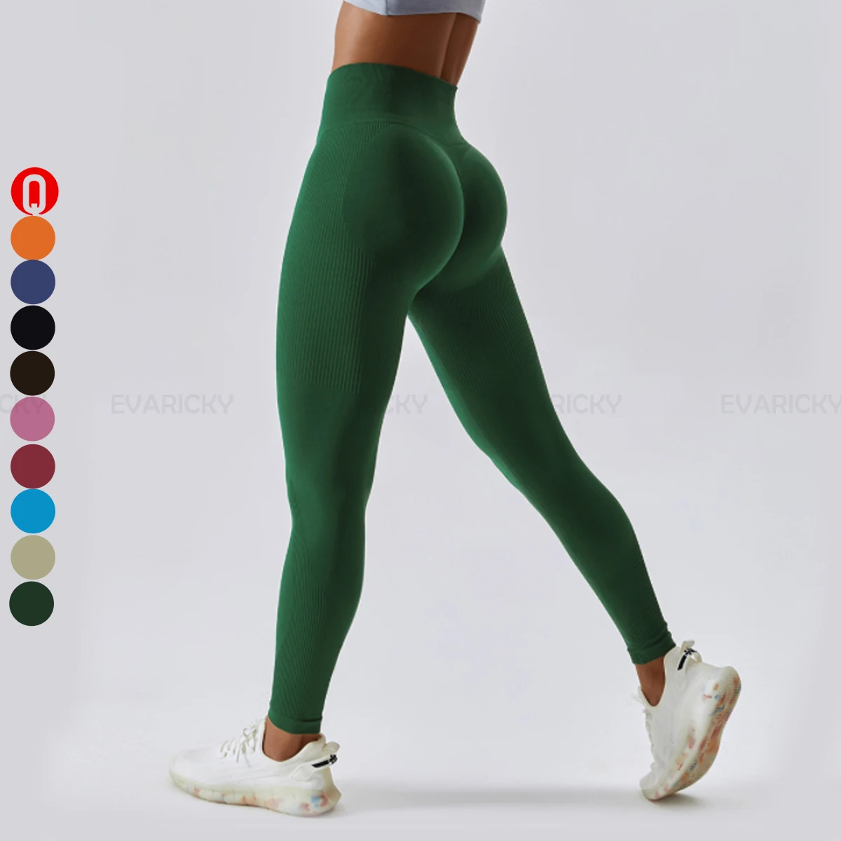 High Waist Seamless Breathable Sports Tight Workout Leggins Para Mujer Custom Logo Gym Fitness Tummy Control Yoga Pants Women