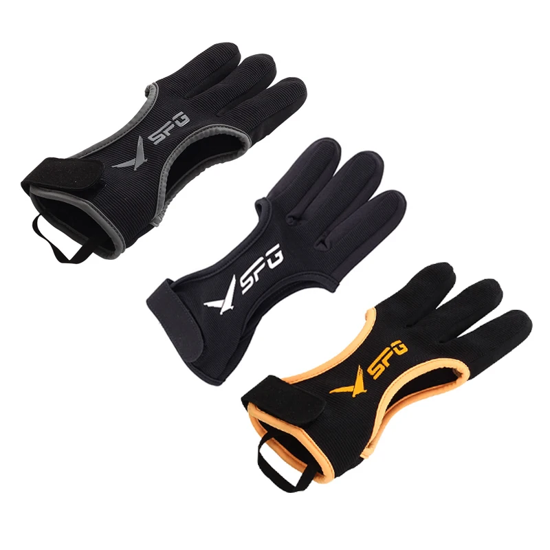 

SPG Archery Thumb 3 Finger Protective Leather Archery Guard for Young Adult Beginners