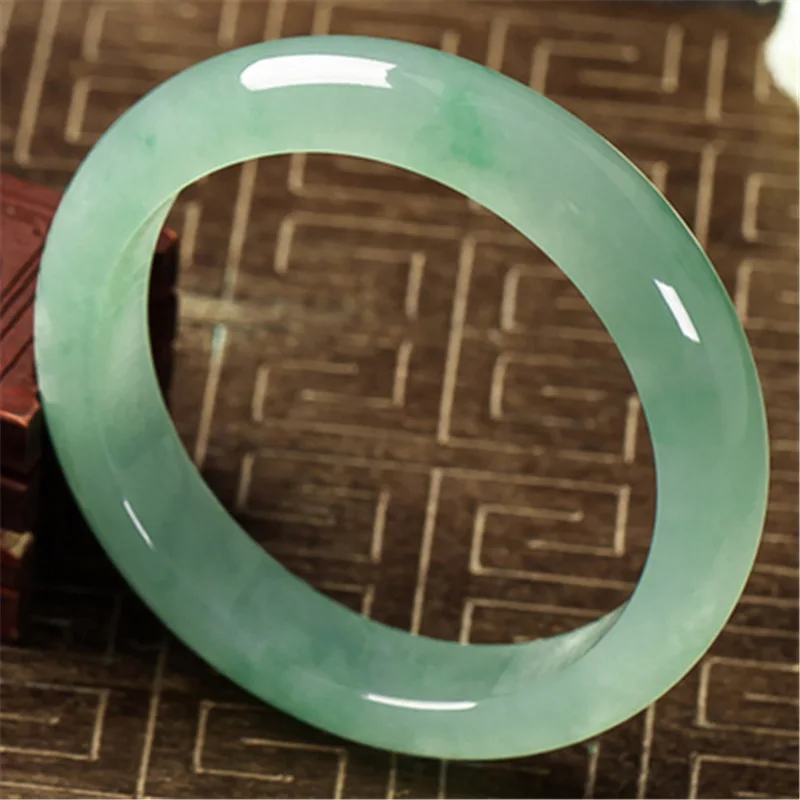 

large Green Jadeite Bangles Jade Bangle Bracelet Medium Gemstone Bangle Bracelet Statement Gem Bracelet, Green color