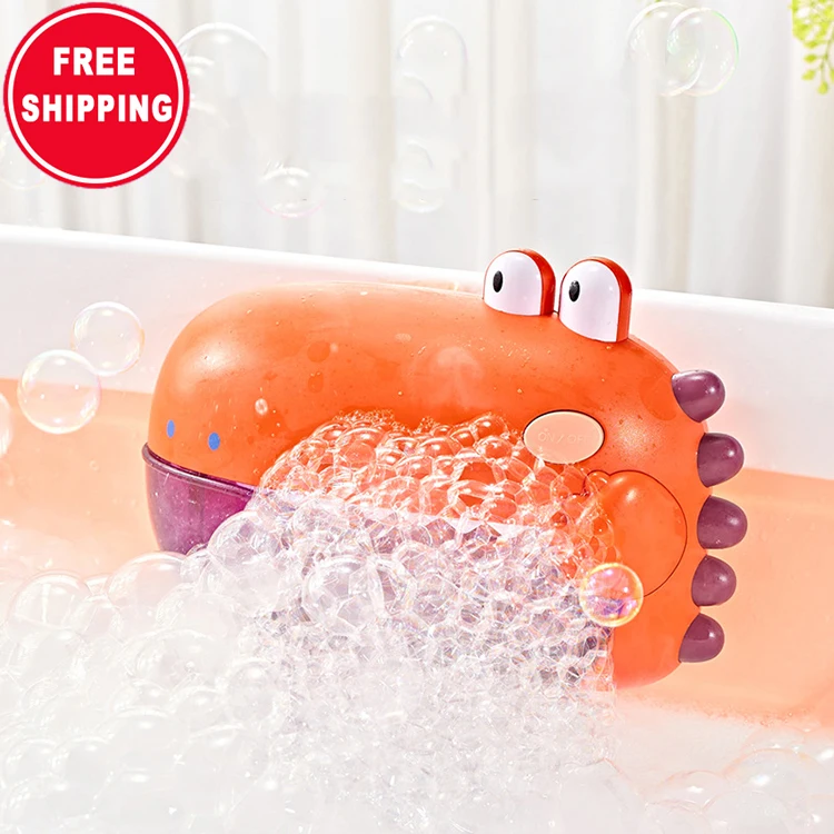 

Lovely Dinosaur Bubble Machine Bath Toys For Baby, Optional