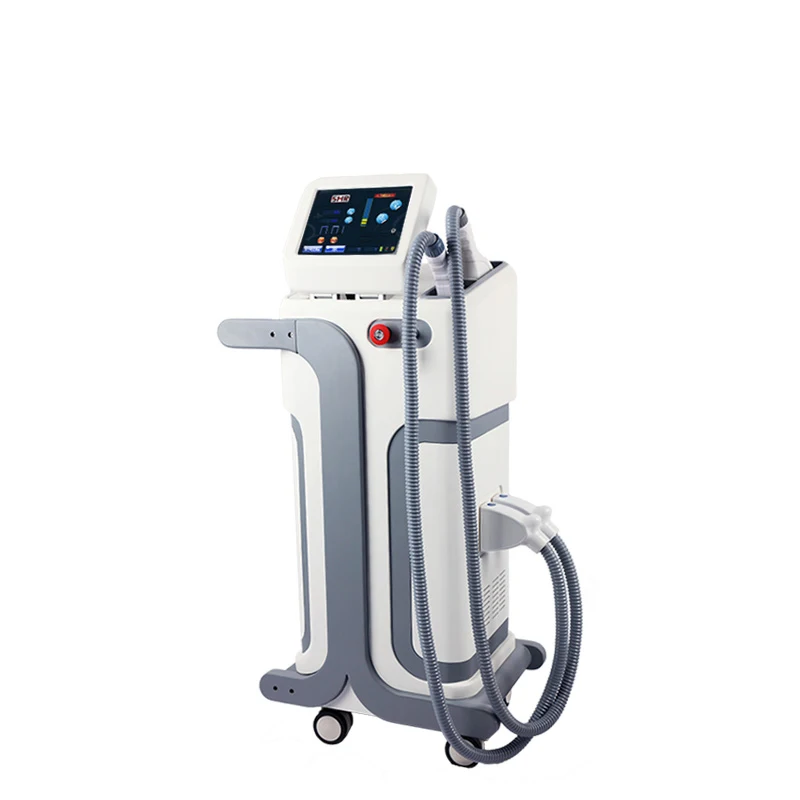 

D e-light shr ipl rf nd yag laser multifunction machine for pigmentation removal