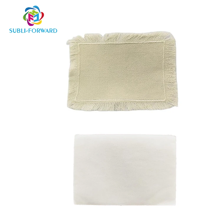 

Custom Sublimation Patch Printing Patches Blank Hat Patches for DIY Printing, White/ beige