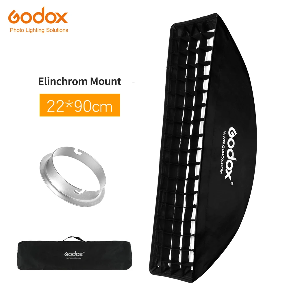 

Godox 9"x 35" 22 x 90cm Honeycomb Grid Softbox for Photo Strobe Studio Flash Softbox Elinchrom Mount Softbox, Other