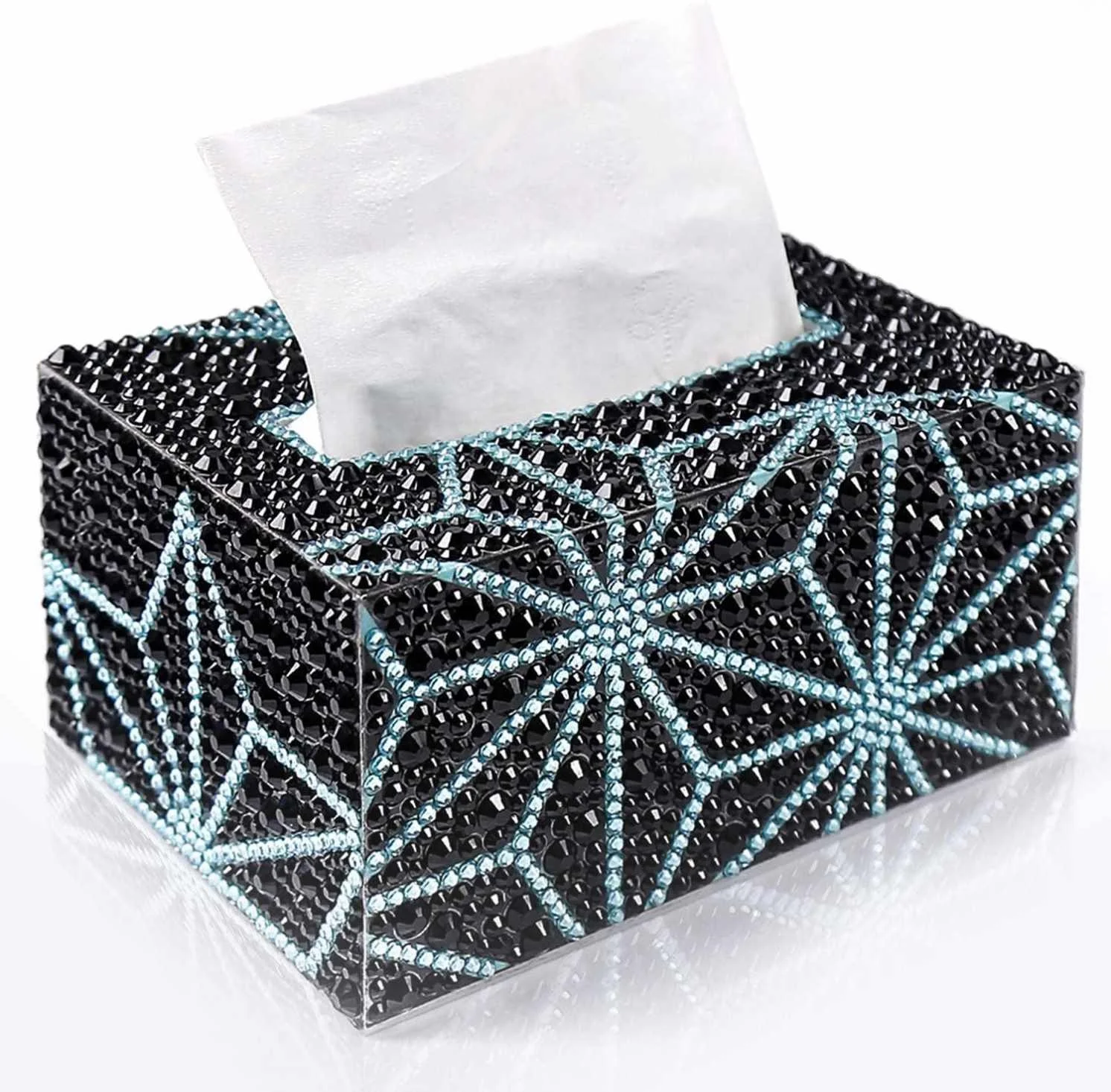 

2021 Wholesale New Design 5D Diy Car Diamond Painting Tissue Paper Box Holder, Customized