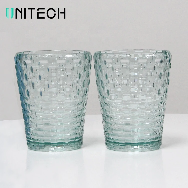 

Acrylic Glass Transparent Polycarbonate Glasses Unbreakable,Shatterproof Clear Plastic Drinkware ,Plastic Water Glass, Green/blue or customized