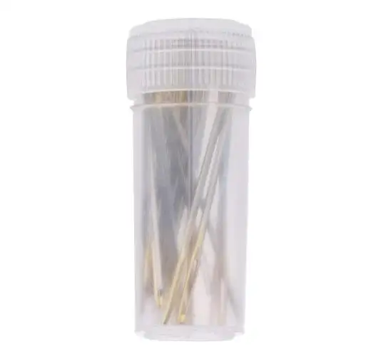 

Mixed Silver Gold Cross Stitch Needles Large Eye Embroidery DIY embroidery in Transparent Box, Colorful