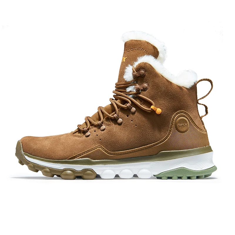 
RAX Men Hiking Shoes Snow Boots Backpacking Antiskid Winter Warm Boots Outdoor Walking Shoes 