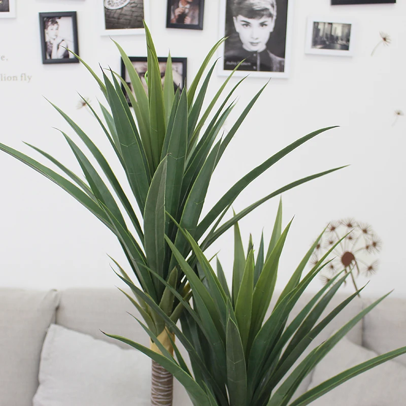 150厘米人造植物和树木用于家庭装饰塑料剑麻龙舌兰植物室内使用