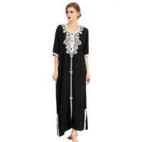 

NEW Elegant Arab Women Muslim Dress 4color Islamic Clothing abaya dubai