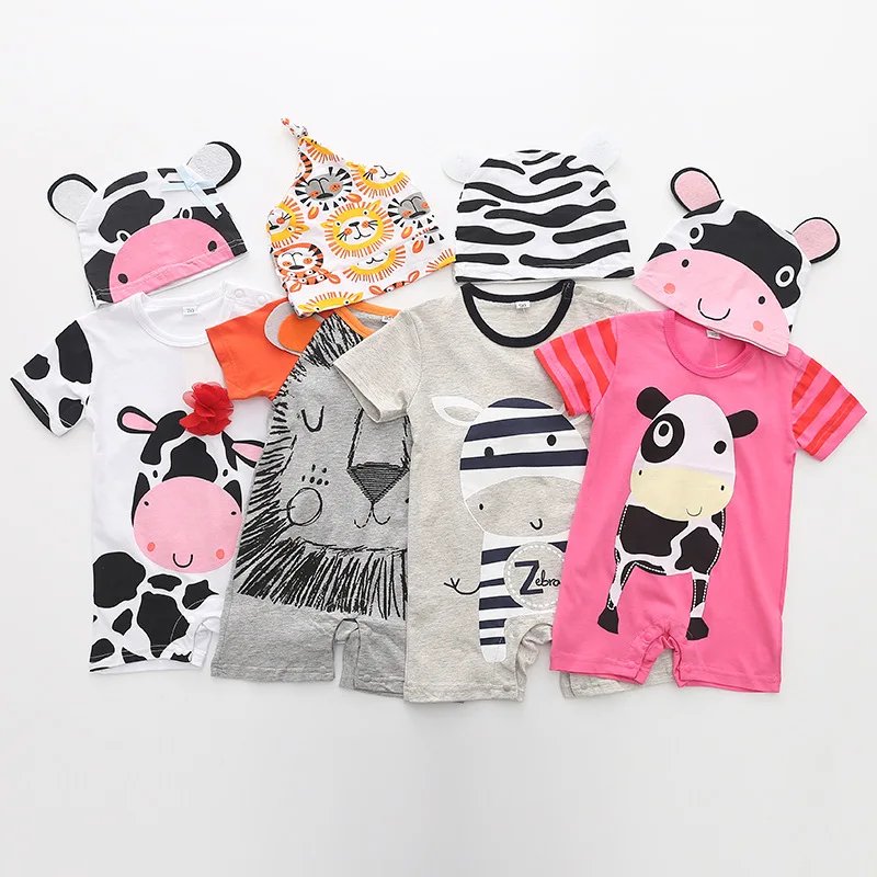 

baby boys' rompers girl baby rompers with headband baby clothes, As picture & customized