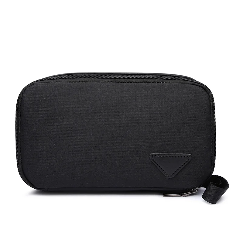 

European American trendy men's clutch bag waterproof daily necessities bag portable storage bag