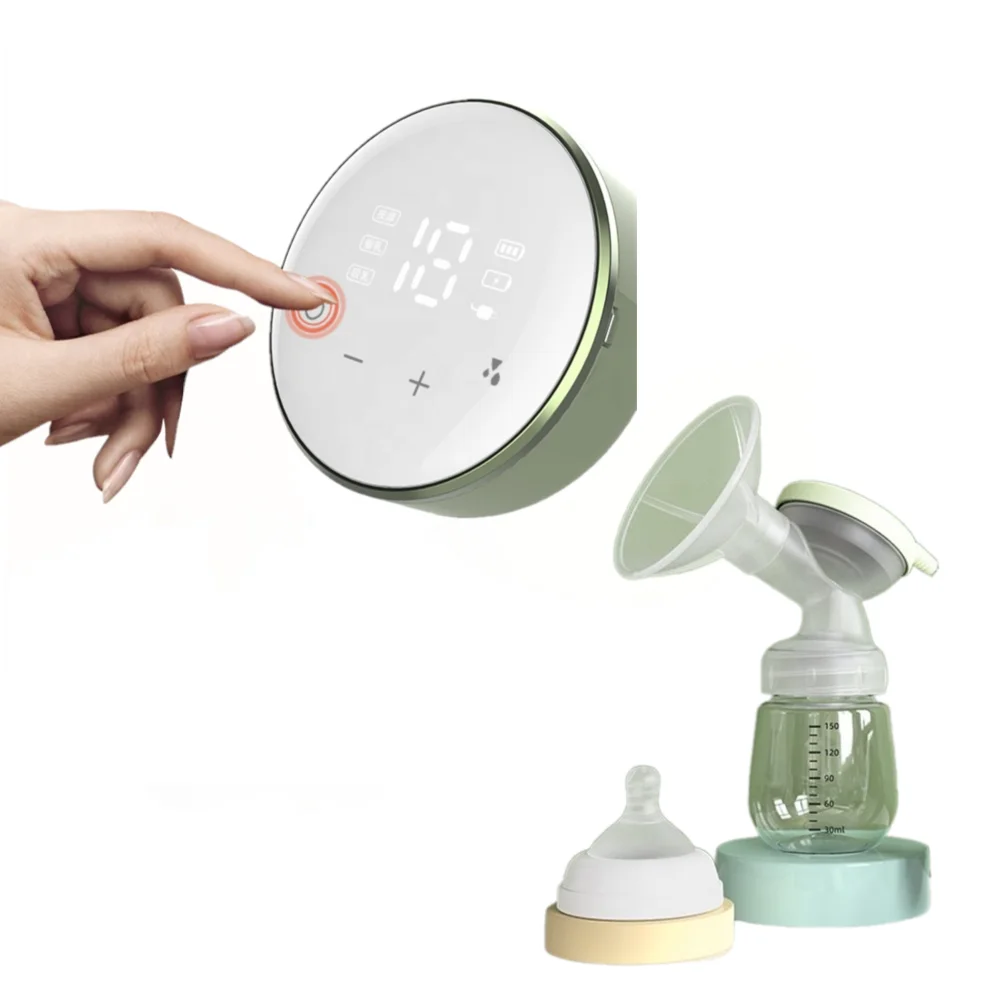 

2021 Online shopping advanced strong suction low noise 3d manual electric parts handsfree breast feeding pump with one pp bottle