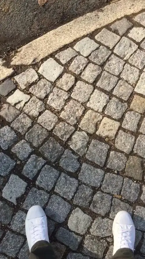 high quality grey natural granite cobblestone paving stone