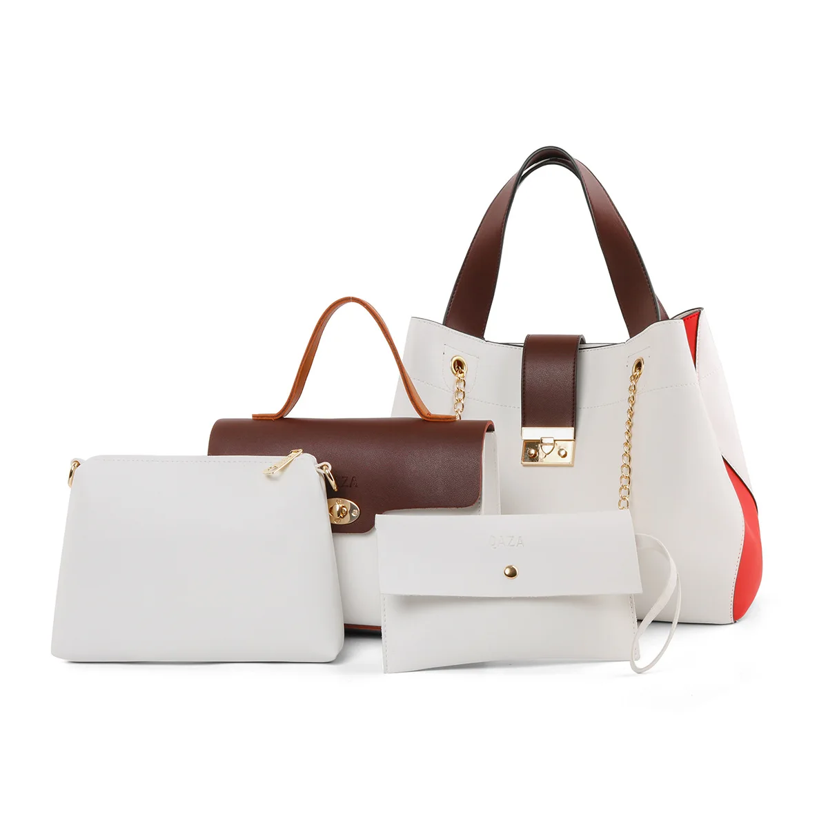 

Factory Direct 2021 Handbag Summer Autumn New Four-piece Bag Four-piece Fashion Temperament Women's Shoulder Messenger Bag