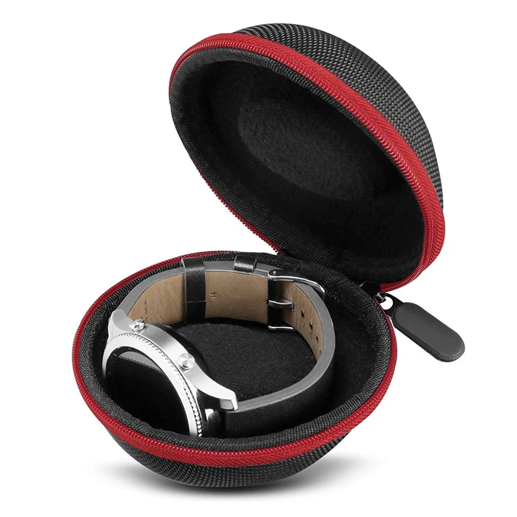 

customized Eva Watch Case With Zipper watch luxury case leather watch case, Custom colors