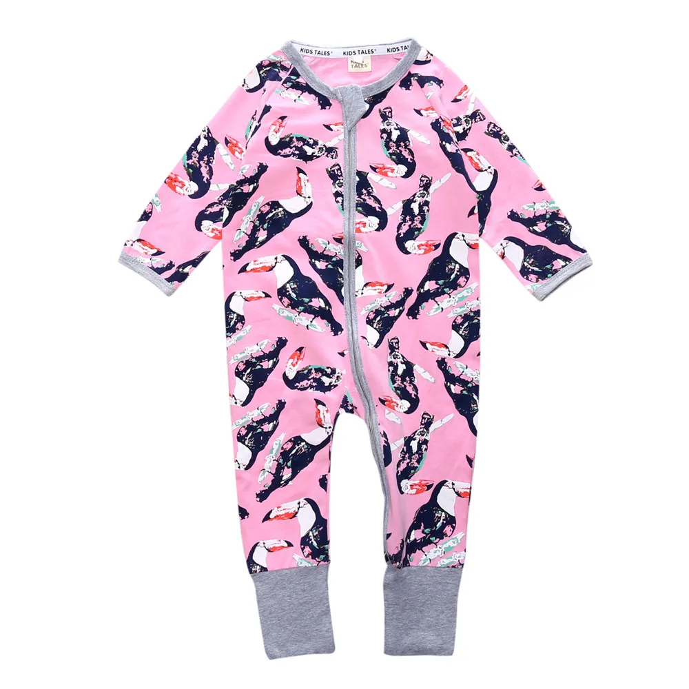 

Cute Style Newborn Baby Girl Romper Mitten Sleeve Cotton Clothes Toddler Clothing Rompers, As picture