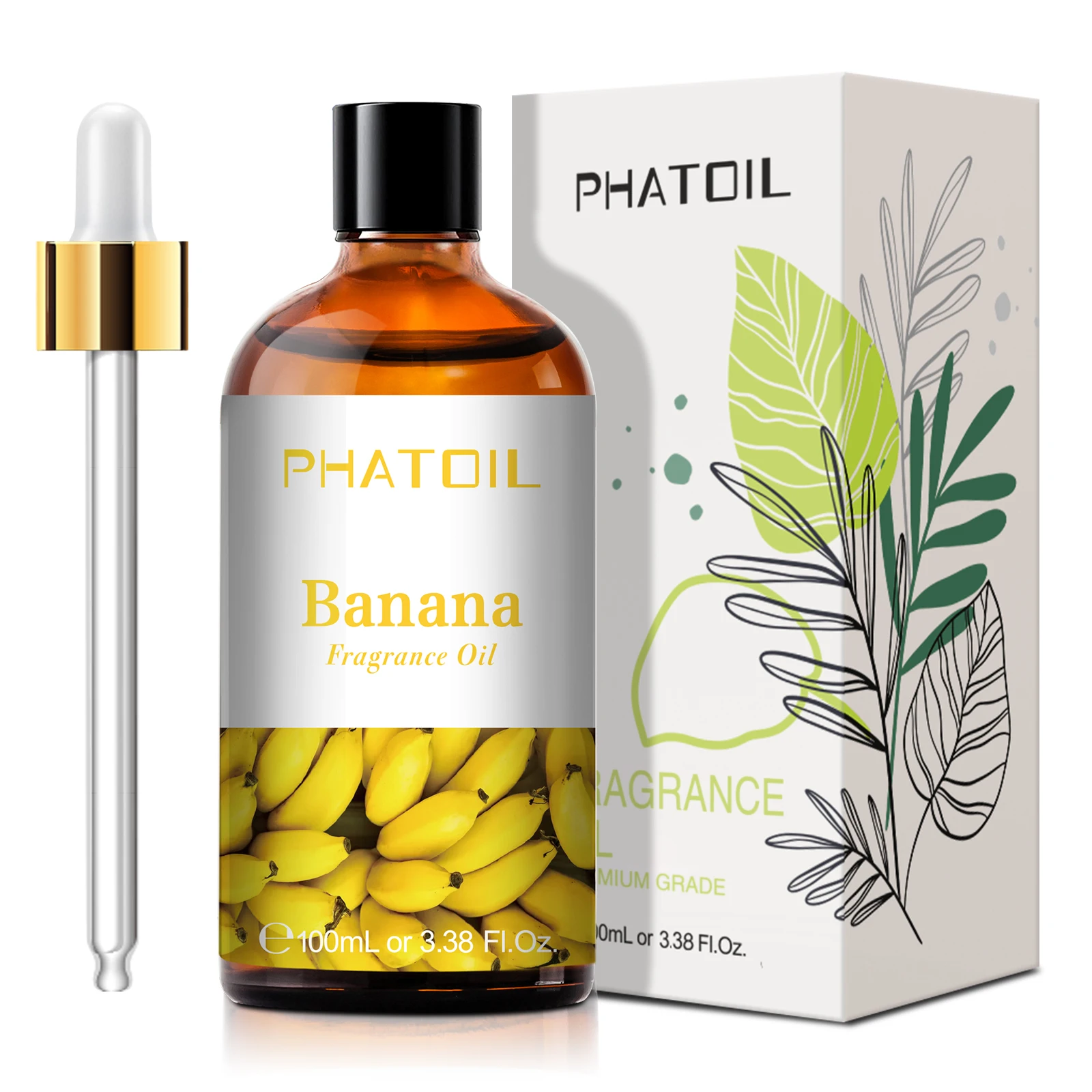 

100ML Banana Fragrance Oil Private Label PHATOIL OEM For Candle Making Aroma Diffuser