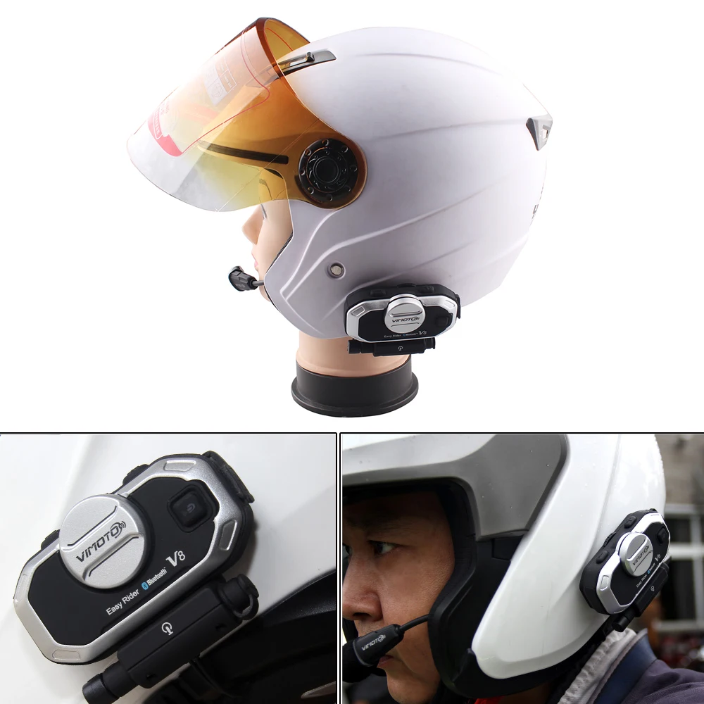 2 Corredores Vimoto V8 10m Intercomunicador De Bluetooth Inalámbrico De Dúplex Completo De Comunicador Cascos De Motocicleta Bt Intercom Para Jinete A 2 Corredores Vimoto V8 10m Intercomunicador De Bluetooth Inalámbrico De Dúplex Completo De Comunicador Cascos De Motocicleta Bt Intercom Para Jinete A