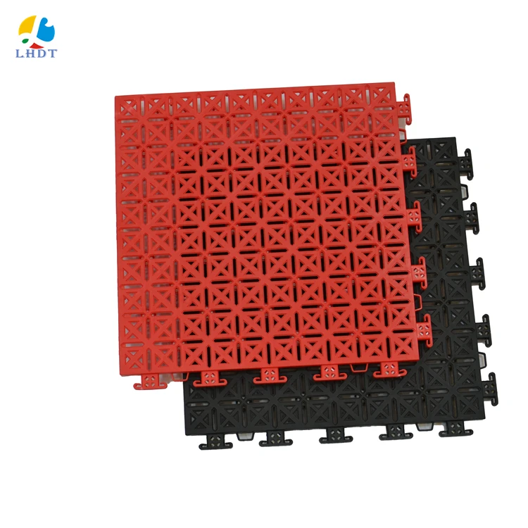 

New basketball decking carpets suspended interlocking flooring tiles with cushion, 12 colors