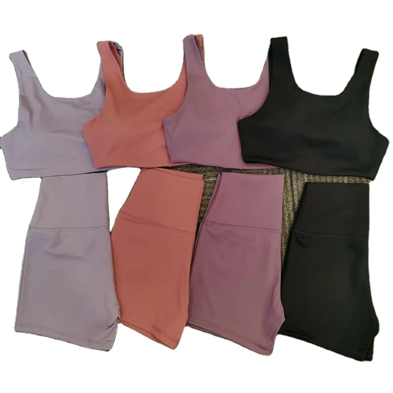 

High Waist Workout Yoga Set Sport Suit Exercise 2 Piece Set Women, Picture