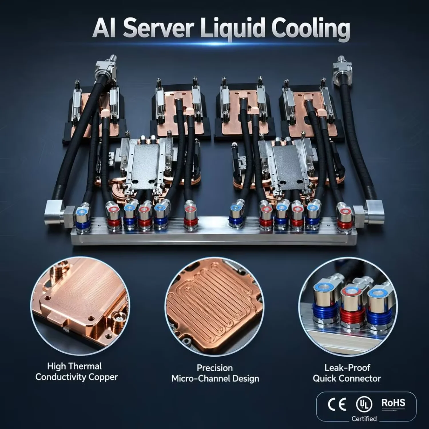 Lianli Liquid Cooling Plate, Copper, Aluminum, HPC - detail 2