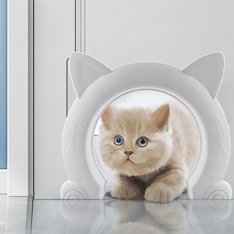 

Manufacturer wholesale cute arch shape design cat door toy, Black,brown,white