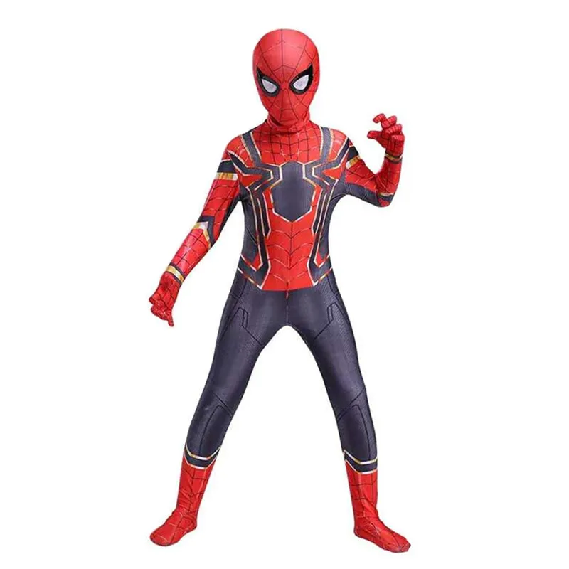 

Men Spiderman Clothes Superhero Bodysuit Cosplay For Adults Halloween Costume Cosplay, Red