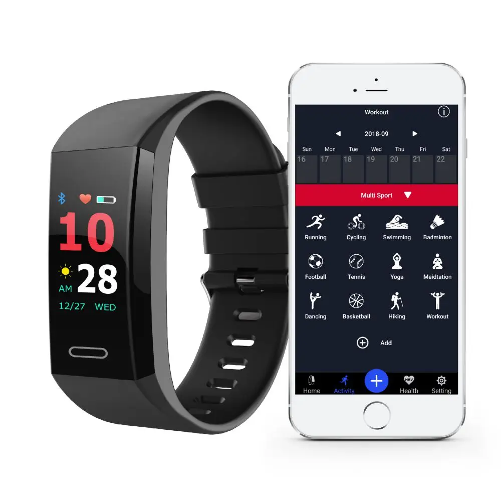 

J-Style Best selling 1755 GPS smart bracelet for ios android mens smart band sdk smart band temperature