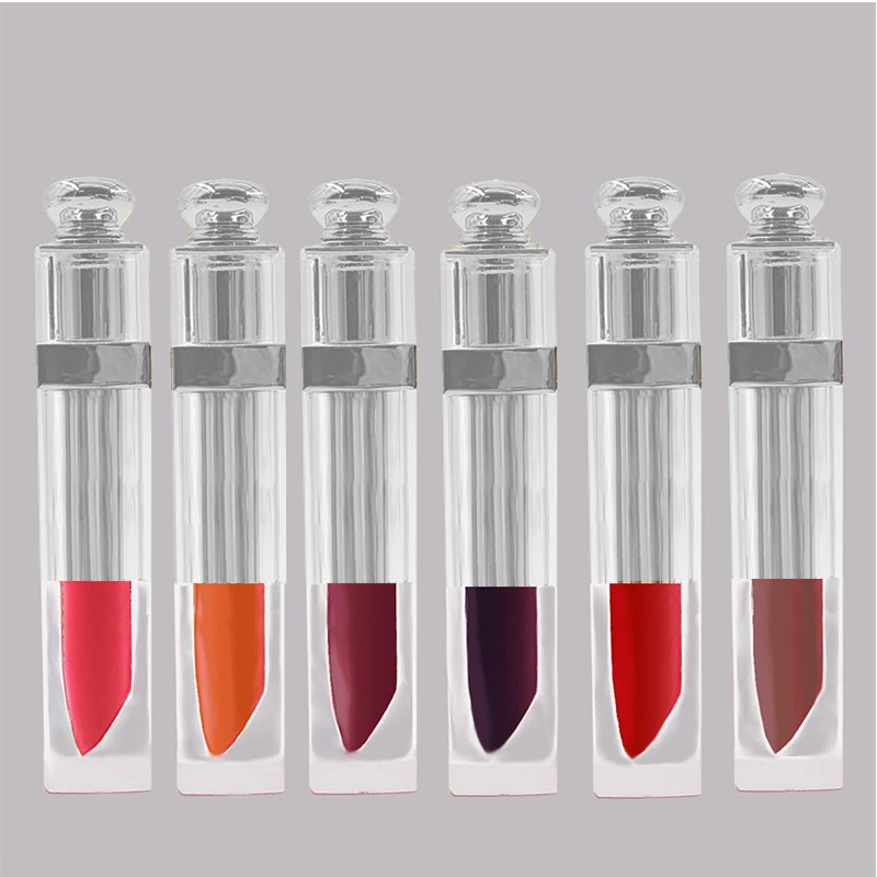 Wholesale Factory Price Private Label Lip gloss Matte lipstick Waterproof Nourishing Romantic Beauty Cosmetics Makeup No logo