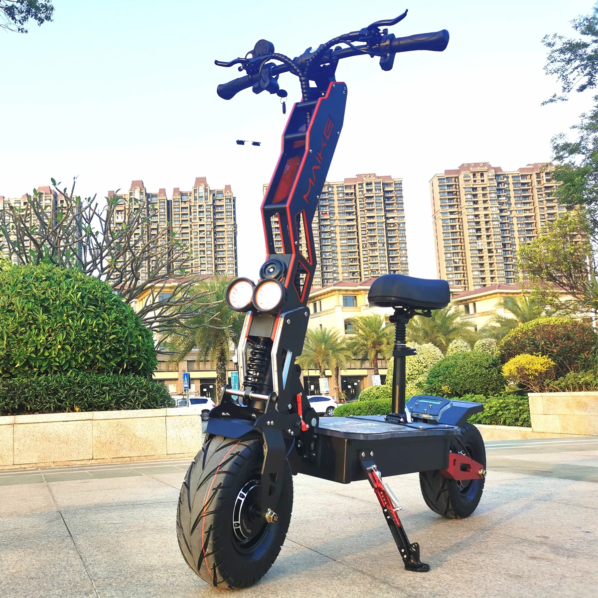 

New Arrival High Performance maike mks 13 inch big wheel dropship electric scooter 8000w power dual motor scooter adults