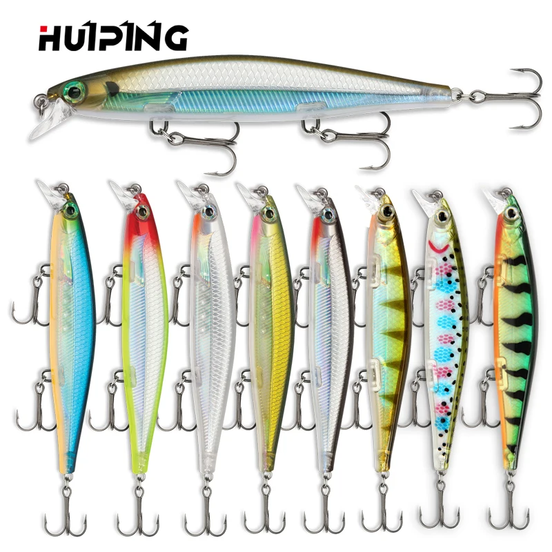 

110mm 13g fishing products Suspending jerkbait fishing lure sinking minnow lure, 12colors