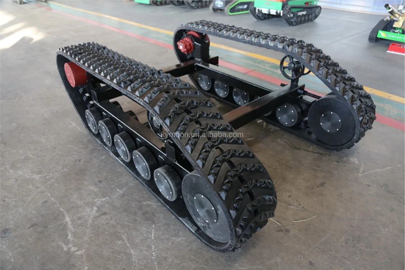 High Tech Robot Undercarriage Chassis Rubber Track System - Buy Robot ...