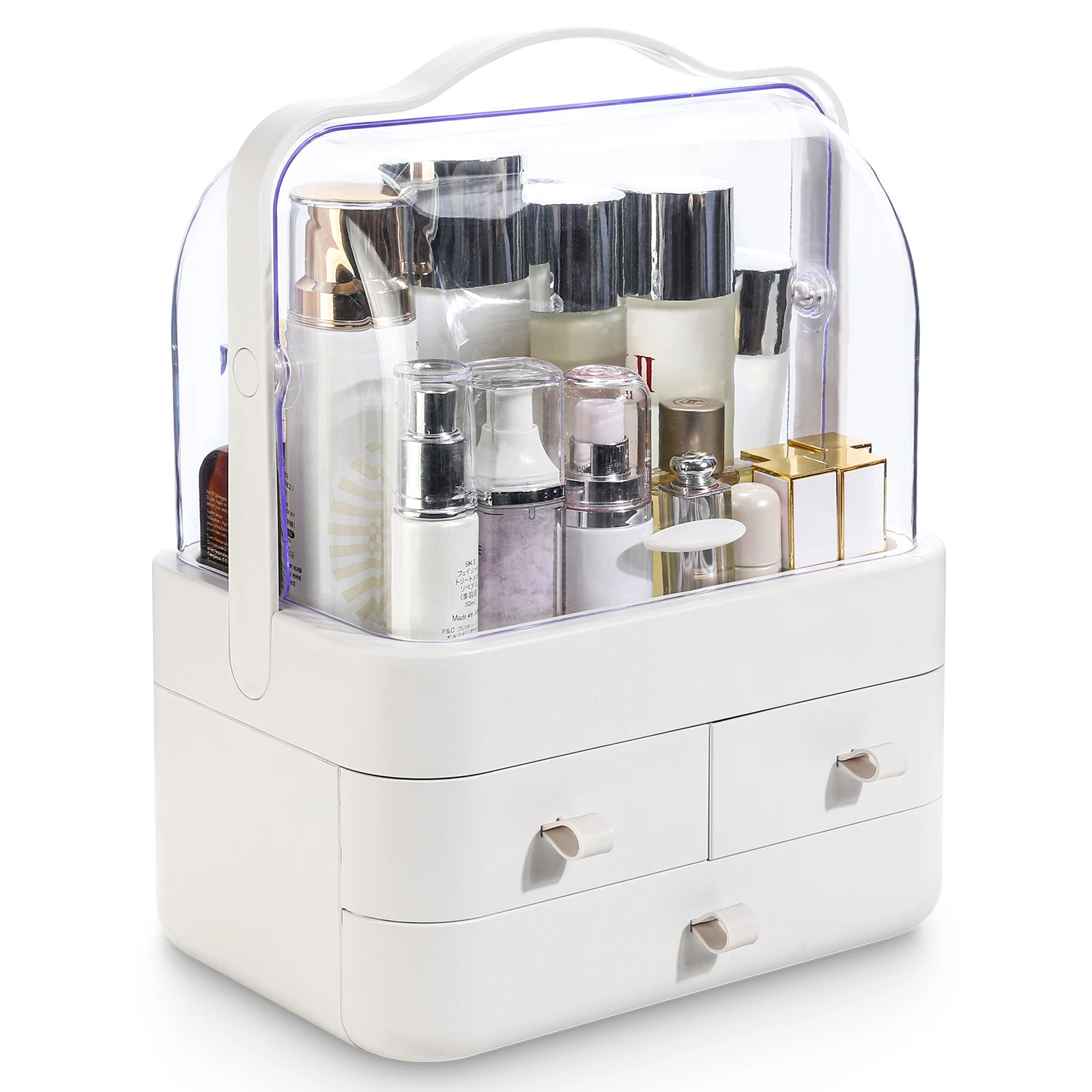 

Hot sale storage make up organizer for cosmetic tools stationery acrylic cosmetic drawer storage organizers, Customized color available