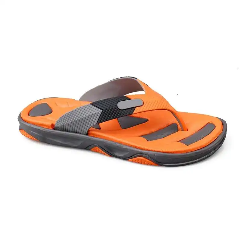 

PVC footwear men beach flip flops New models street fashion flat
