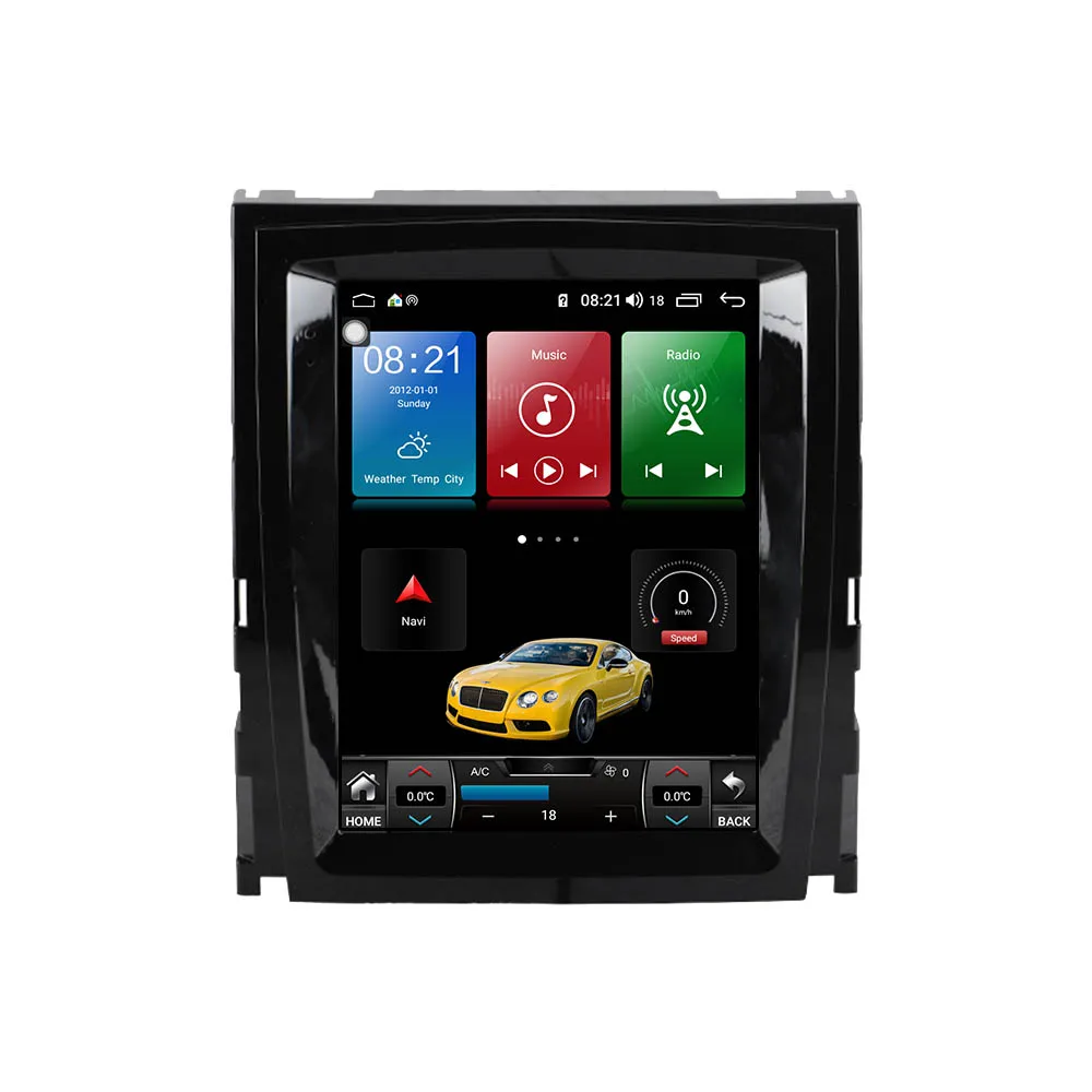 

For Cadillac Escalade 2007-2012 Android 11 4+64GB Tesla Radio Car GPS Navigation HeadUnit Auto Stereo Multimedia Player Recorder